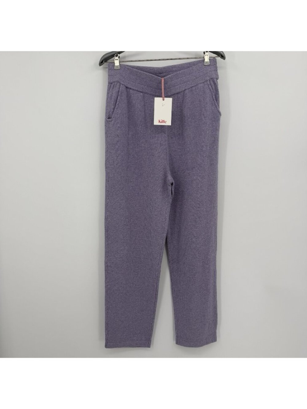 Kilte Collection The Kay Straight Leg Pants in Lilac sz 2/M Cotton-Cashmere $345